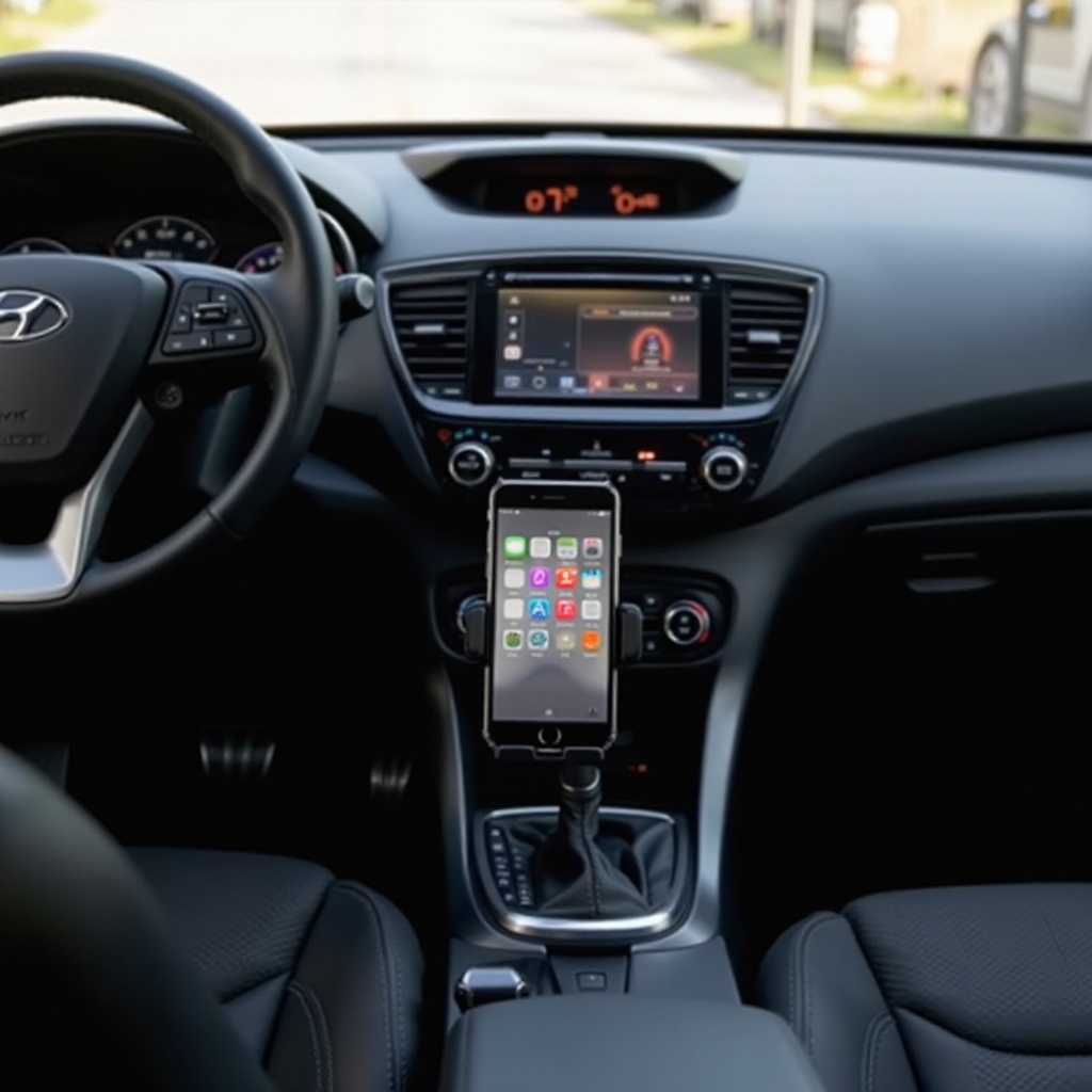 Bester Handyhalter für den leeren Raum im Hyundai Elantra