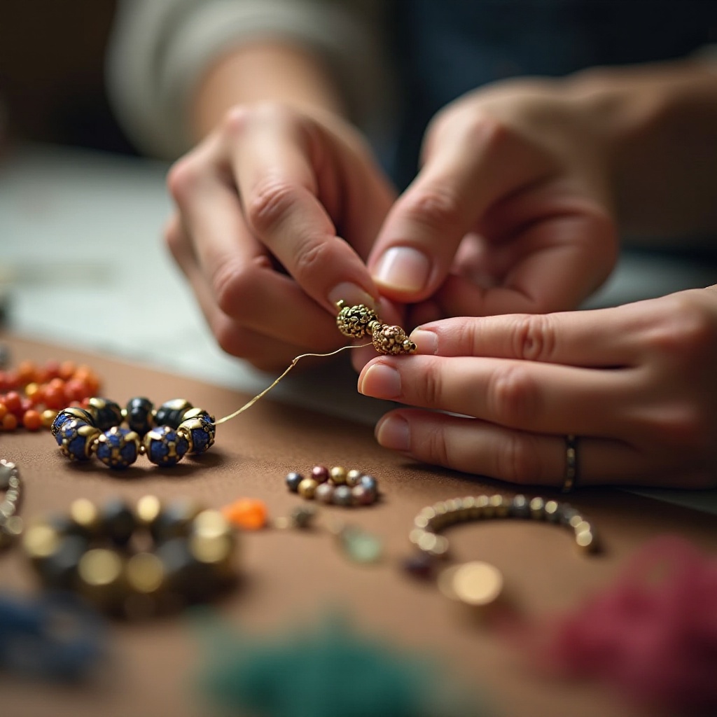 Kompletter Leitfaden zur Herstellung eines verstellbaren Schiebe-Armbands mit einem Perlenverschluss.